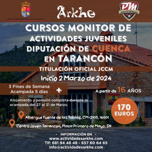 Curso de monitores de ocio y tiempo libre en Tarancón : Formación Integral en 3 fines de semana y acampada