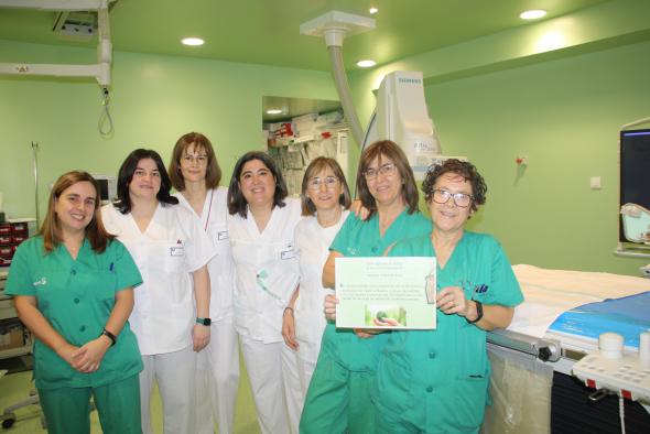 El servicio de Radiodiagnóstico del Hospital Virgen de la Luz de Cuenca, reconocido por su labor en el reciclaje del contraste yodado