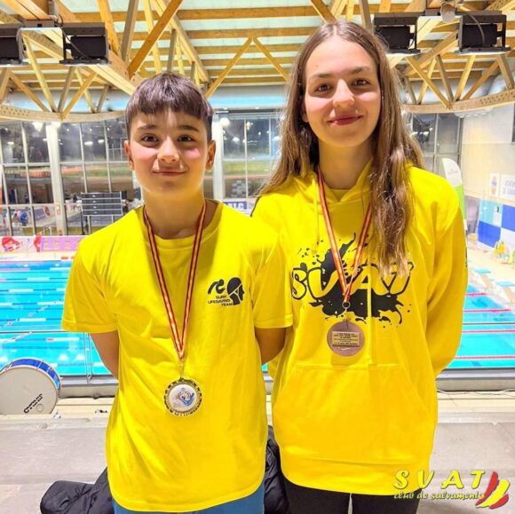 «Jóvenes del SVAT de Tarancón triunfan en el XXXVII Campeonato de España: Nuevo campeón nacional infantil en 100 metros obstáculos y subcampeonato cadete en 200 metros súper socorrista.»