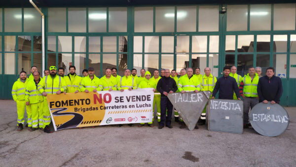 Protesta contra la supresión de una plaza en el taller de Fomento de Cuenca