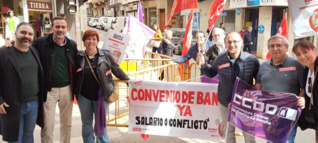 Tres de cada cuatro trabajadoras/es de la Banca secundan en CLM la huelga por su convenio colectivo