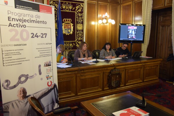 La Diputación convocará un encuentro con las asociaciones de mayores el 12 de abril en el programa de Envejecimiento Activo