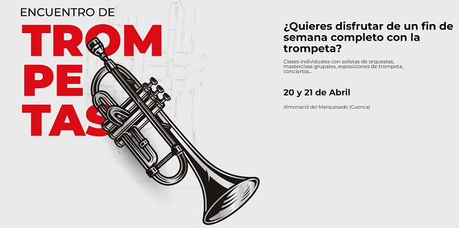 Encuentro de trompetistas de alto perfeccionamiento los días 20 y 21 de abril en Almonacid del Marquesado