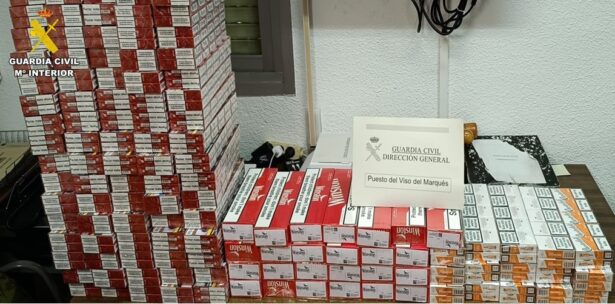 La Guardia Civil incauta en un vehículo con una gran cantidad de tabaco de contrabando