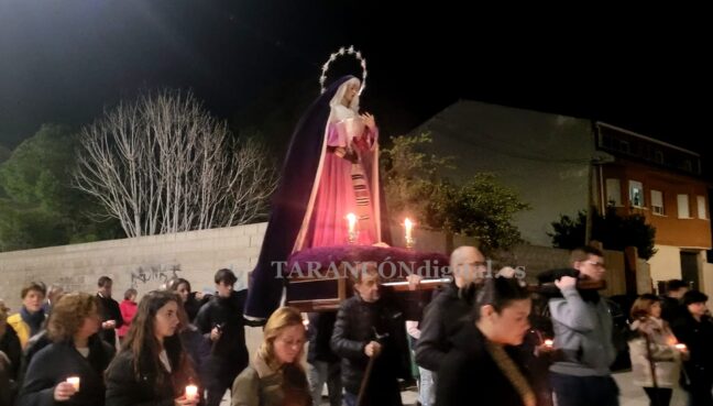 Traslado de la imagen de la Virgen de la Salud de Tarancón en una Solemne Procesión