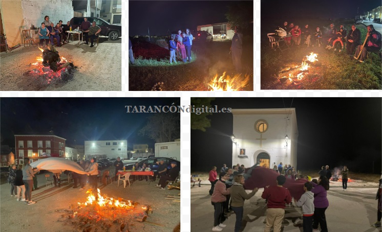 La tradición de las hogueras continúa en Tarancón: Noche de celebración en la víspera de San José