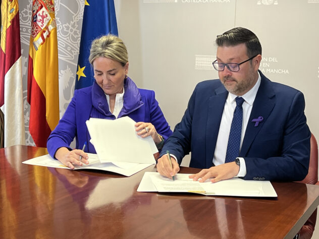 La Delegación del Gobierno y la Consejería de Educación firman un protocolo que permitirá crear puntos violeta en las bibliotecas públicas de Castilla-La Mancha