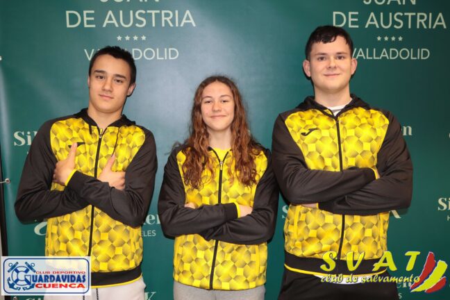 Dos finalistas del SVAT y uno de Guardavidas Cuenca en el V Campeonato de España de Distancias Cortas de Salvamento y Socorrismo en Valladolid