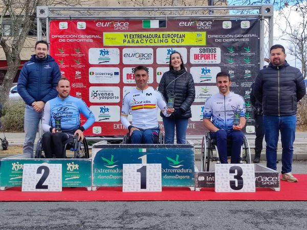 Dos nuevos primeros puestos para Luis Miguel Garcia Marquina con la selección española Para limpico de ciclismo este fin de semana.