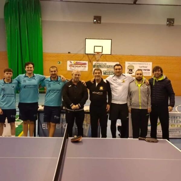 Canalones Tarancon Tenis de Mesa, sigue en zona de promoción en el Grupo VII de Segunda División Nacional, tras la nueva victoria ante el Colla Esportivo CCorriol Oliva, por cuatro a dos