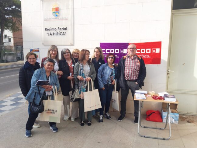 CCOO valora el Encuentro de Auxiliares de Ayuda a Domicilio de la provincia de Cuenca promovido por la Diputación y pide a Martínez-Chana que no se quede ahí