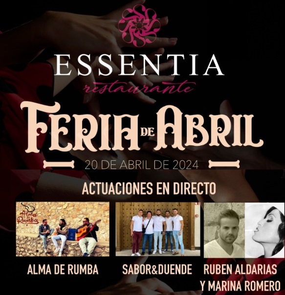 ¡La Feria de Abril llega al Rte. Essentia de Tarancón este sábado 20!
