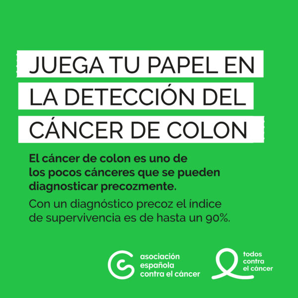La Asociación Española Contra el Cáncer invita a “jugar tu papel” contra el cáncer de colon