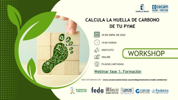 Ceoe Cepyme Cuenca invita a sus empresas a participar en un workshop para calcular su huella de carbono