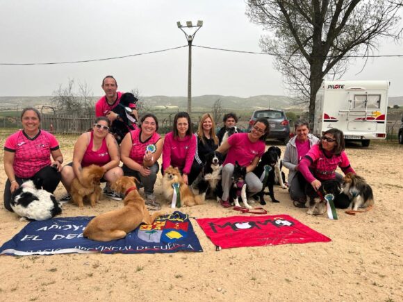 Tres primeros puestos y dos segundos para los binomios de Momo Agility Tarancon en la primera prueba de la liga Castilla la Mancha celebrado en Cuenca