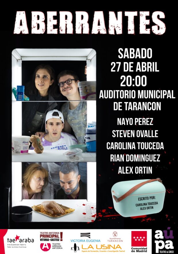 Una tragicomedia de la vida cotidiana llega a Tarancón: «Aberrantes» con la participación de dos actores locales