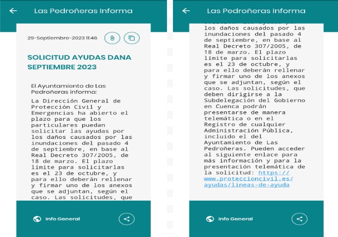 El PSOE de Las Pedroñeras denuncia que el desinterés del alcalde ocasiona que afectados por la DANA se queden sin ayudas