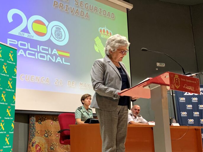 La subdelegada del Gobierno en Cuenca preside el acto con motivo del Día de la Seguridad Privada