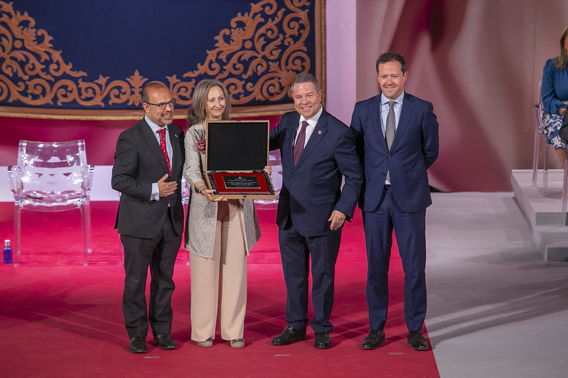 La Agrupación Musical Ntra. Sra. de Riánsares de Tarancón ha recibido hoy la Placa al Mérito Regional en Toledo
