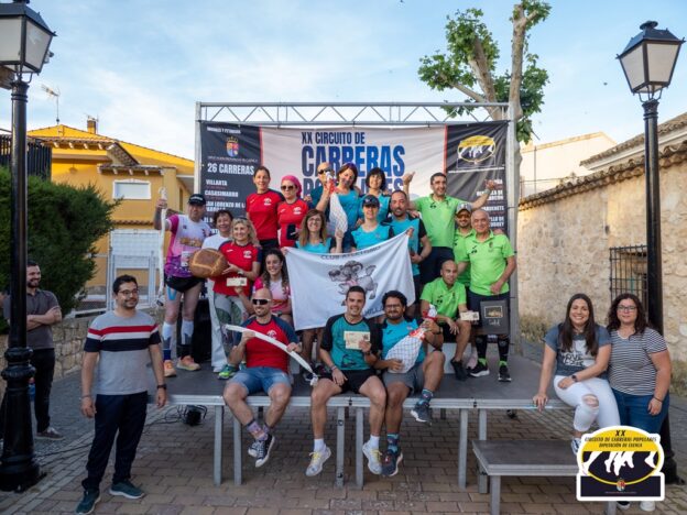 Domingo Cuevas y Ana Patricia Campos triunfan a la sombra del Castillo de Belmonte en la décima prueba de Carreras Populares de la Diputación de Cuenca