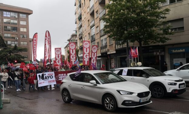 Las calles de CLM recogen las reivindicaciones de  la clase trabajadora en un 1º de Mayo marcado por la defensa de las instituciones democráticas