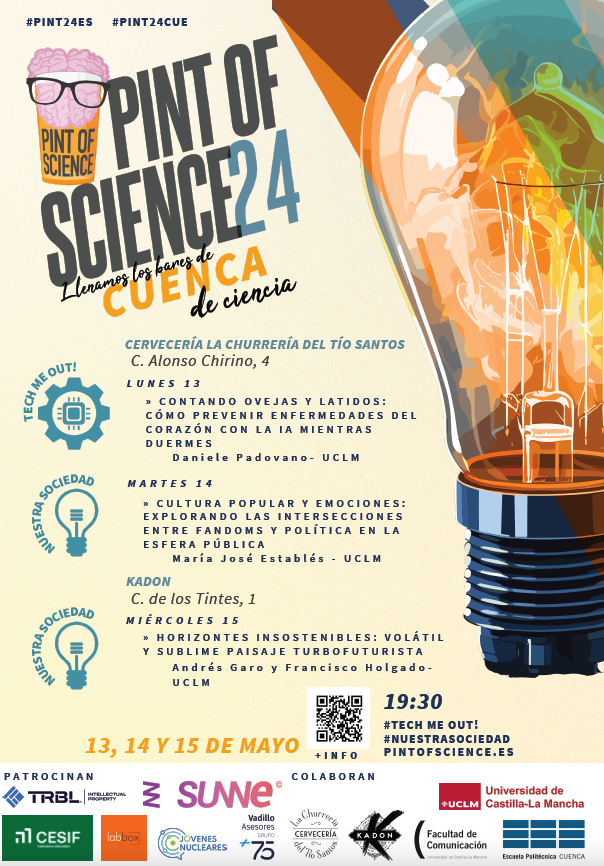 ‘Pint of Science’ regresa Cuenca los días 13, 14 y 15 de mayo con charlas sobre IA, cultura popular y arte