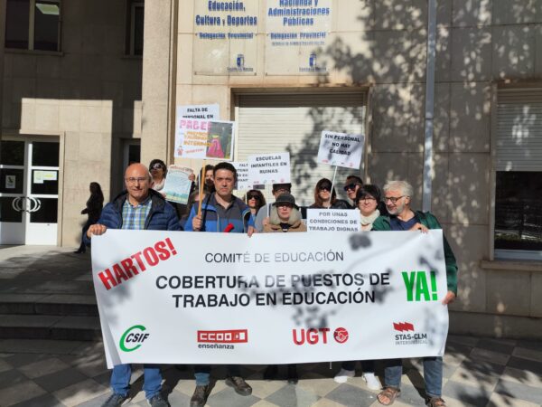 El Personal Laboral de la Educación Pública  se moviliza en toda Castilla-La Mancha