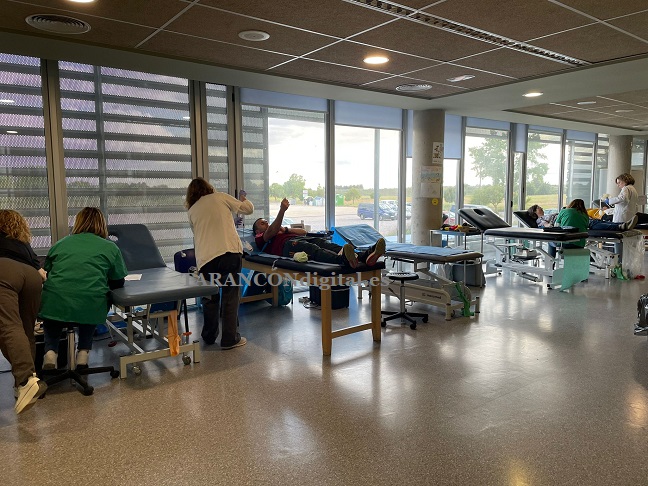 Este lunes se realizaban un total de 83 donaciones de sangre en Tarancón