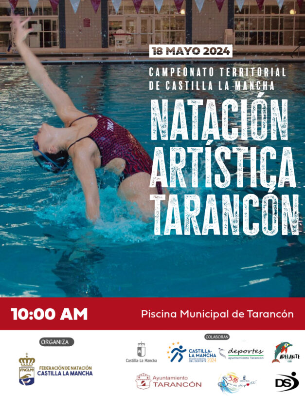 Tarancon, la piscina municipal, acoge de nuevo el Campeonato de Castilla la Mancha de Natación artística en todas las categorías.