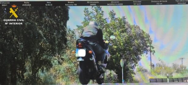 La Guardia Civil investiga al conductor de un vehículo por circular a más del doble de la velocidad permitida