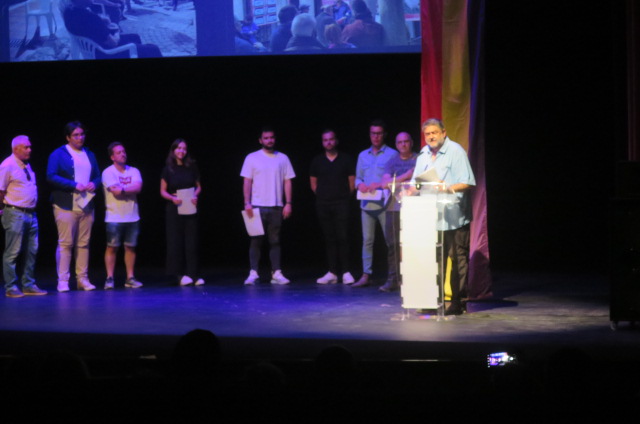 Emotivo homenaje y recuerdo de la ARMH Cuenca en su XX Aniversario a los republicanos y republicanas de Tarancón, cuyos nombres fueron leídos por familiares y descendientes públicamente en el Auditorio.