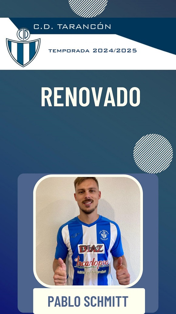 Confirmada la cuarta renovación en el CD Tarancón, son cinco ya los jugadores de la plantilla.