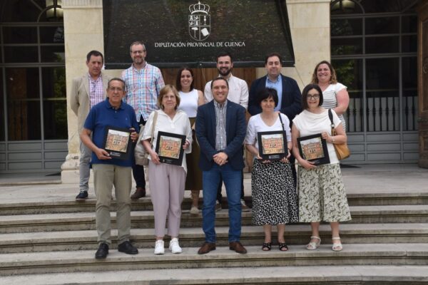 La Diputación de Cuenca rinde homenaje a los diez trabajadores que se jubilaron en 2023 en el día del Sagrado Corazón