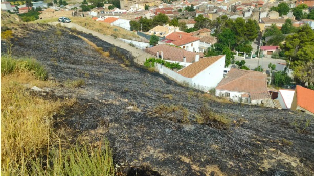 Alerta por incendios en Huete