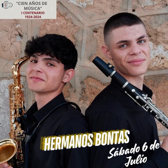 Concierto de los Hermanos Bontas el sábado 6 de julio en el Mercado de las Artes Luisa Sigea de Tarancón