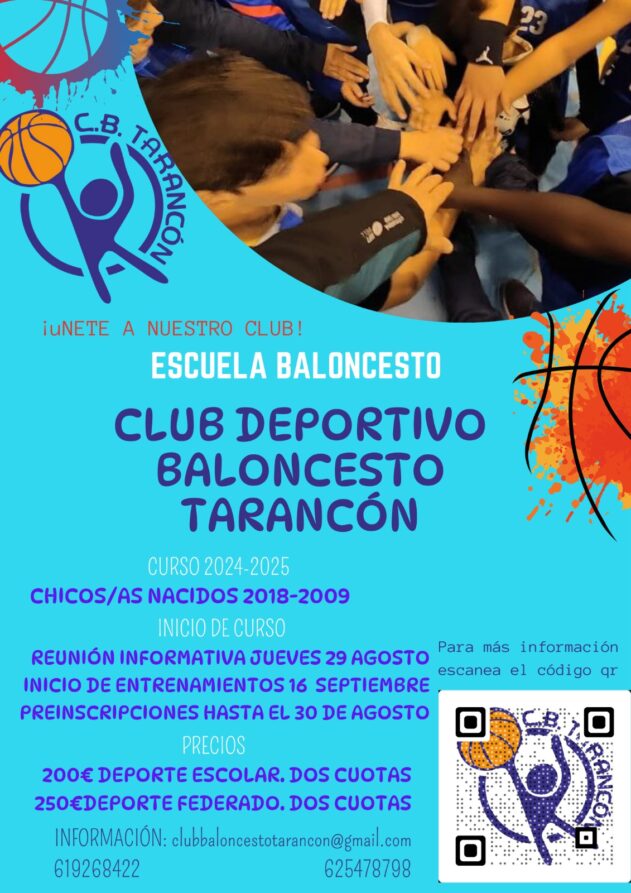 En marcha la Escuela de Baloncesto CDB Tarancón