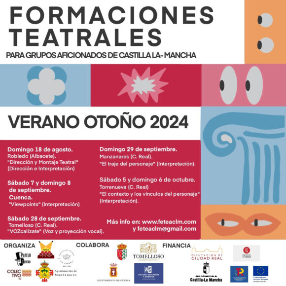 Verano-Otoño 2024 para grupos de teatro aficionados en Castilla – La Mancha
