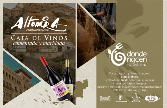 Donde nacen los sabores organiza el domingo 7 de julio una cata de vinos comentada y maridada en el edificio Iberia