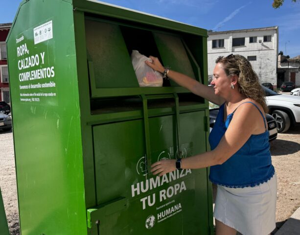 El Ayuntamiento de Tarancón recoge 280.000 kg de textil usado en siete años con Fundación Humana