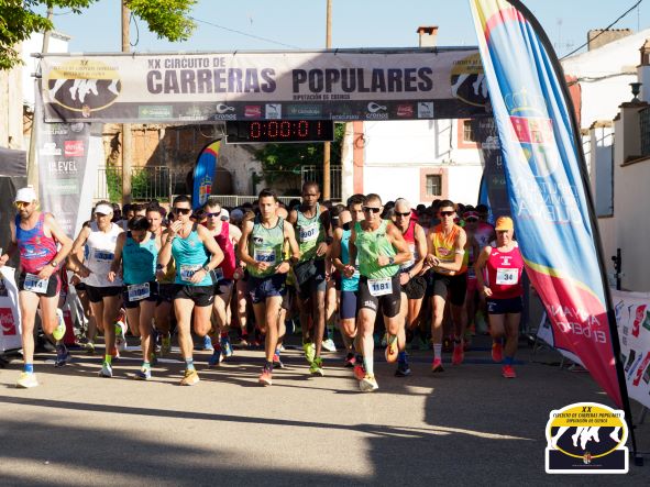 María José Engra y Andrés Felipe Sarta capitanean  la carrera Popular de Olmedilla de Alarcón
