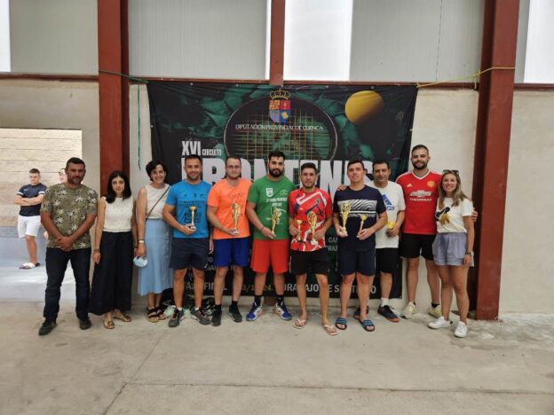 José Andrés Mota y David Fernández se llevan el triunfo en el XIII Tornero de Frontenis de Horcajo de Santiago