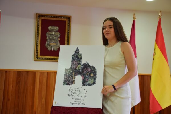 El cartel anunciador de las fiestas patronales de Tarancón es obra de Naroa Huélamo