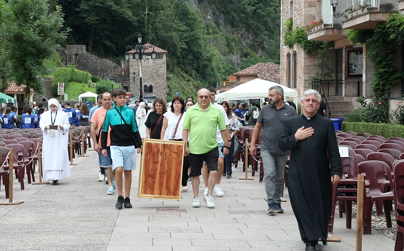 Una representación de Cuenca ha estado en Covadonga.