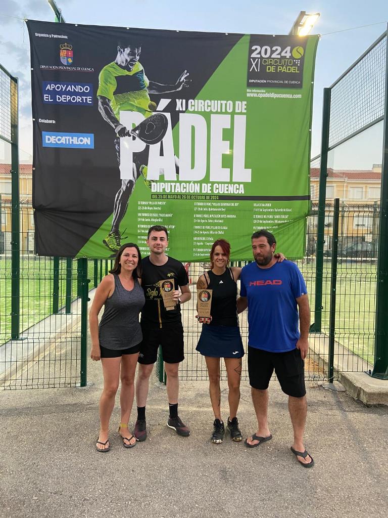 Gran torneo de pádel en Sotos-Mariana protagonizado por Julia Romero y Ángela Rodríguez – femenino, José María Ayanz y Jorge Saiz – masculino, y Ángela Rodríguez y Carlos Blanco mixto