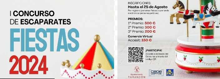 El Ayuntamiento de Tarancón convoca el I Concurso de Escaparates para las Fiestas 2024