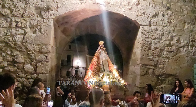 Tarancón celebra la llegada de la imagen de la Stma. Virgen de Riánsares con gran devoción