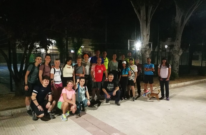 Éxito en la ruta nocturna de senderismo en Tarancón organizada por la Asociación «Piedra El Águila»