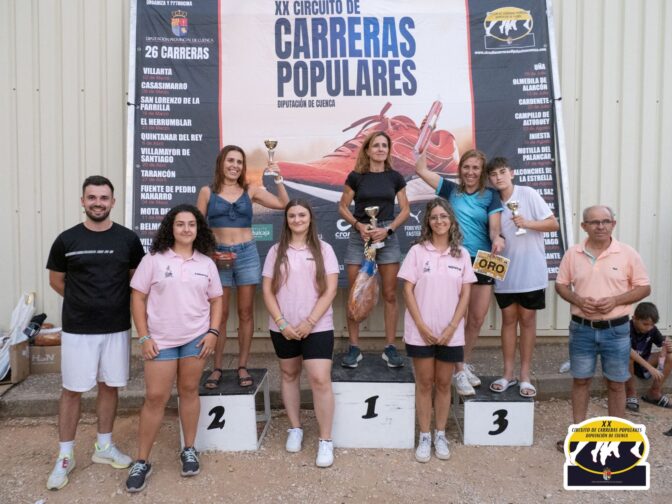 Mª Jesús Algarra y Yisheng Zhou se alzan con el triunfo en la carrera popular Villa de Campillo