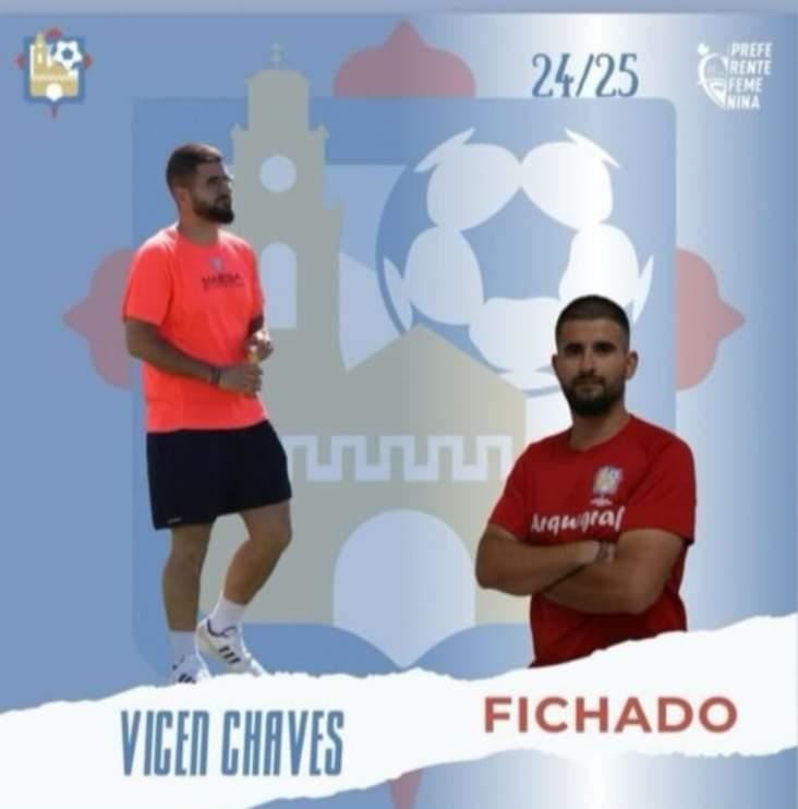 Vicente Chaves vuelve a entrenar al equipo Femenino de la EF Jesús de la Ossa en la Liga Regional UCLM Preferente