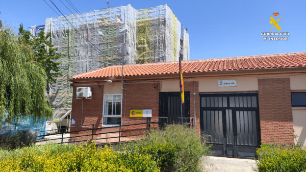 La Guardia Civil realiza en el acuartelamiento de Carrascosa del Campo (Cuenca) obras rehabilitación eficiente en el marco del Plan de Recuperación, Transformación y Resiliencia (PRTR)